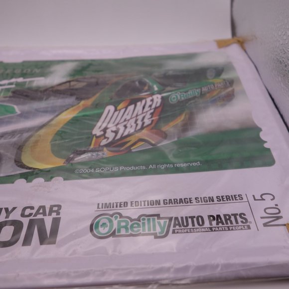 Two(2) Funny Car Champion Tin Picture Plaques (Tony Pedregon & Castrol Racing) - Picture 10 of 13